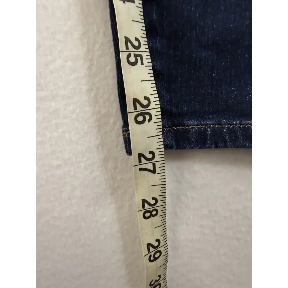 NYDJ Skinny Jeans Size 12 Dark Wash Lift Tuck Stretch Denim - Picture 6 of 7